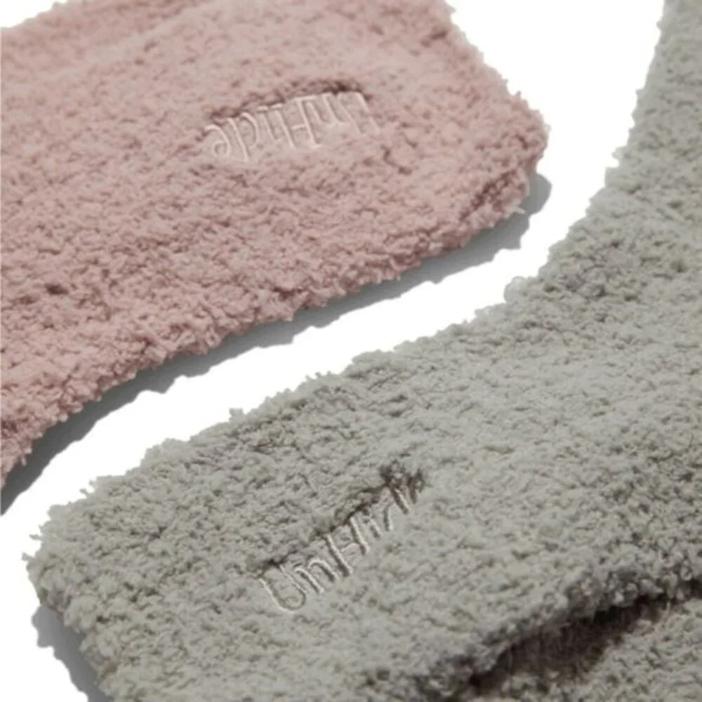 UNHIDE Softie Socks (2-pak Pale Rose Pink & Grey) BRAND-NEW & SO SOFT!‎